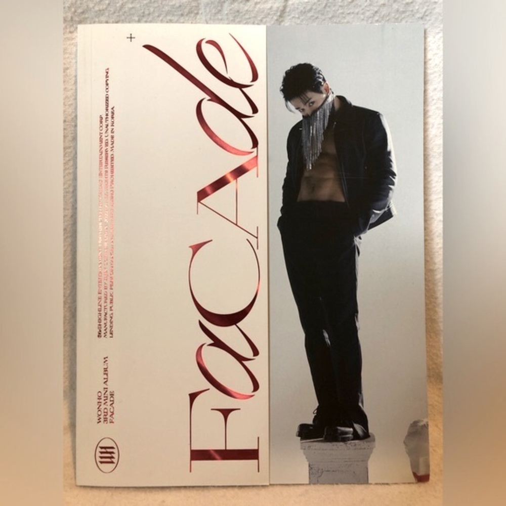 Wonho - Facade - K-pop CD book and poster